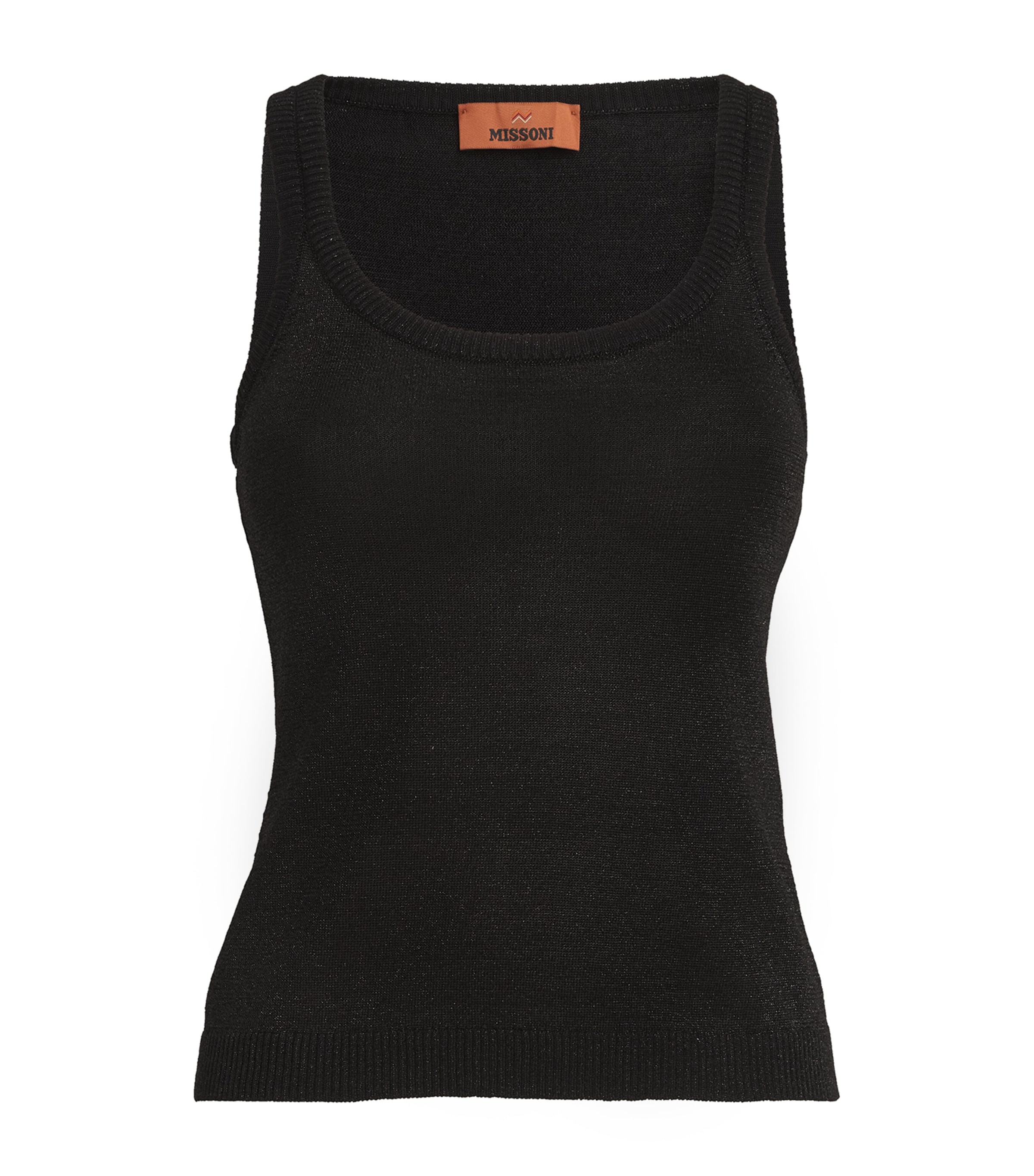 Shop Missoni Lurex Tank Top In Black