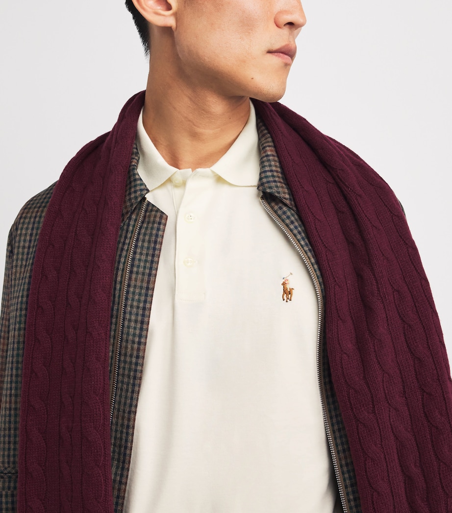 Cotton Custom Slim-Fit Polo Shirt PALE CREAM Image 6