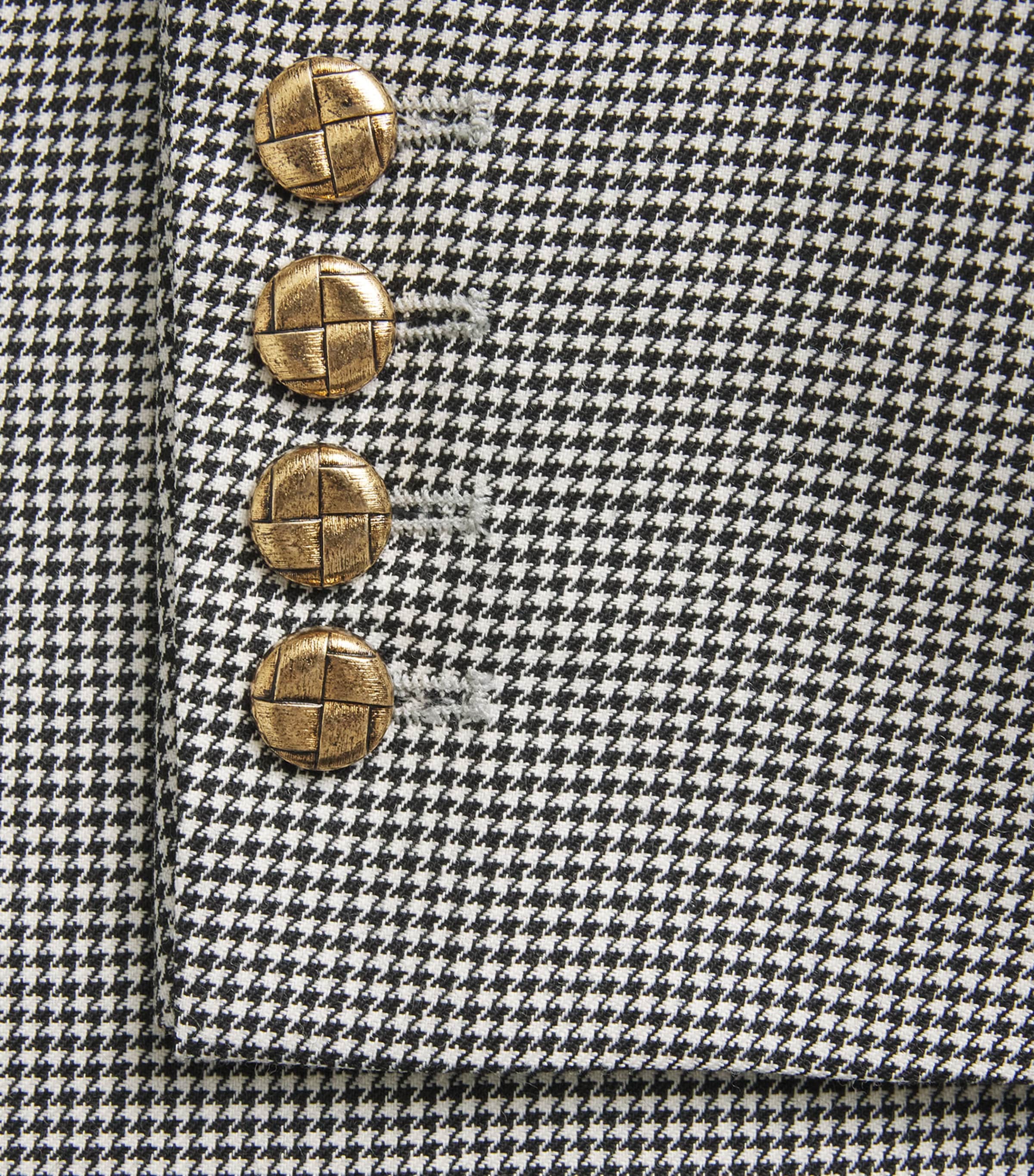 Wool Charmer Double-Breasted Blazer NW07 BLACK&WHITE Image 5