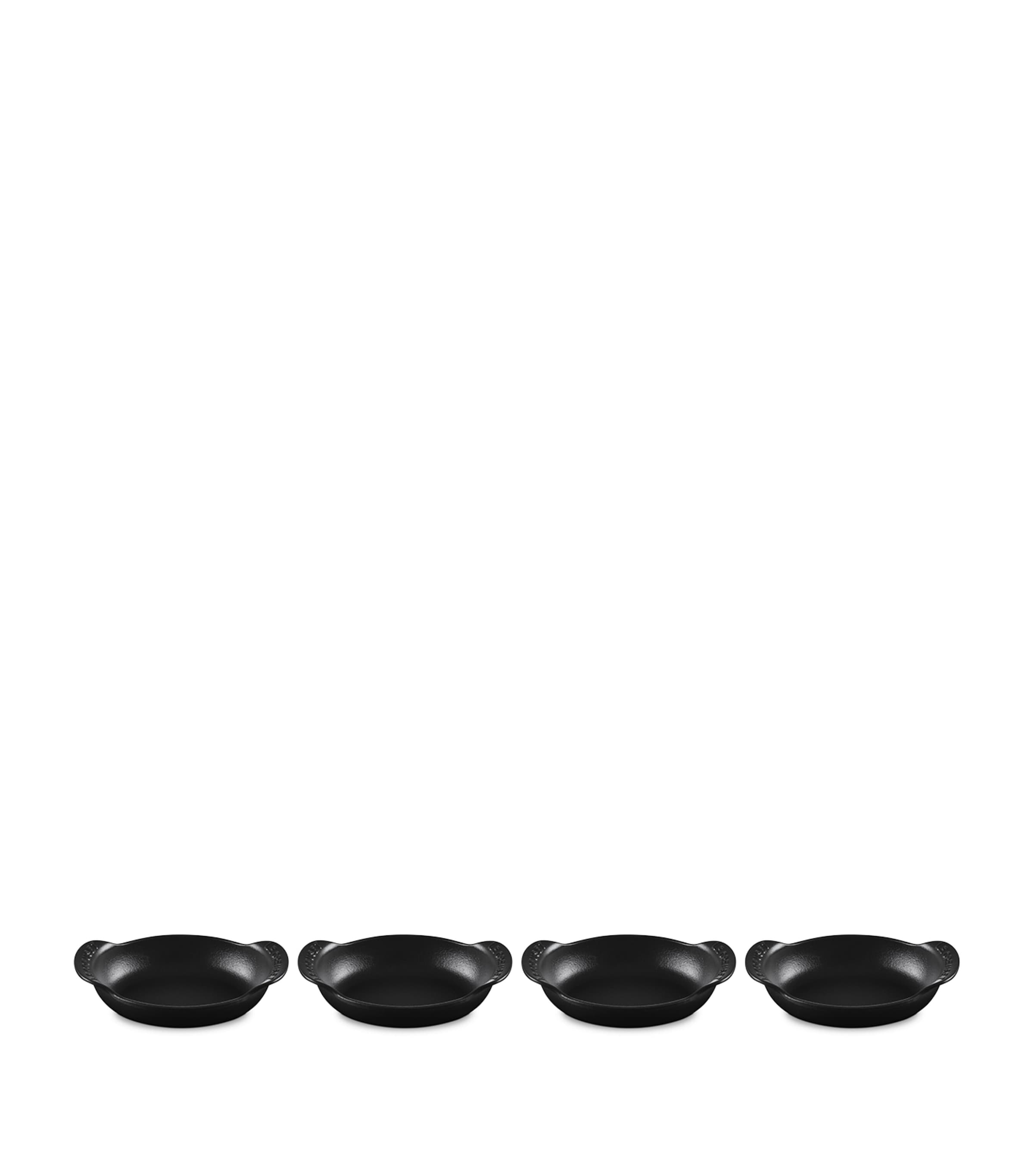 Set of 4 Cast Iron Gourmand Oval Mini Bakers (15cm) NO COLOUR Image 3