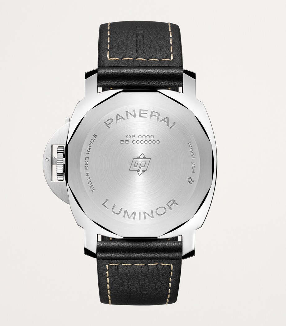 Panerai Stainless Steel Luminor Watch 44mm Black Image 2
