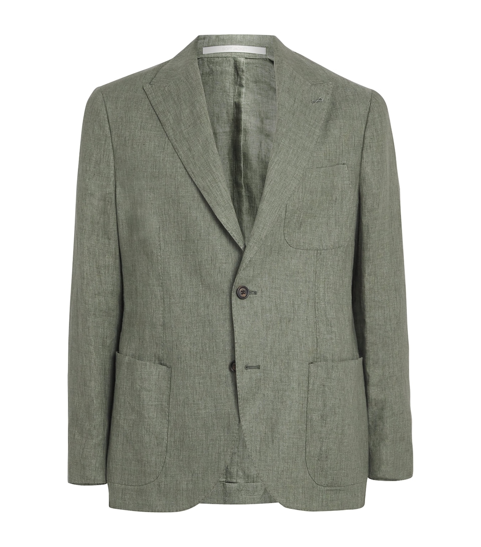 x Harrods Linen Blazer