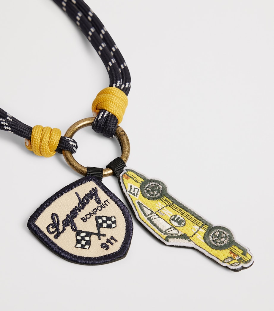 Bonpoint x Porsche Leather Keyring Marine Image 2