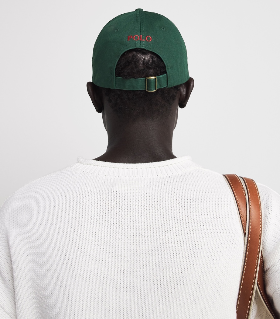 Polo Ralph Lauren Mens Polo Pony Baseball Cap College Green Image 2