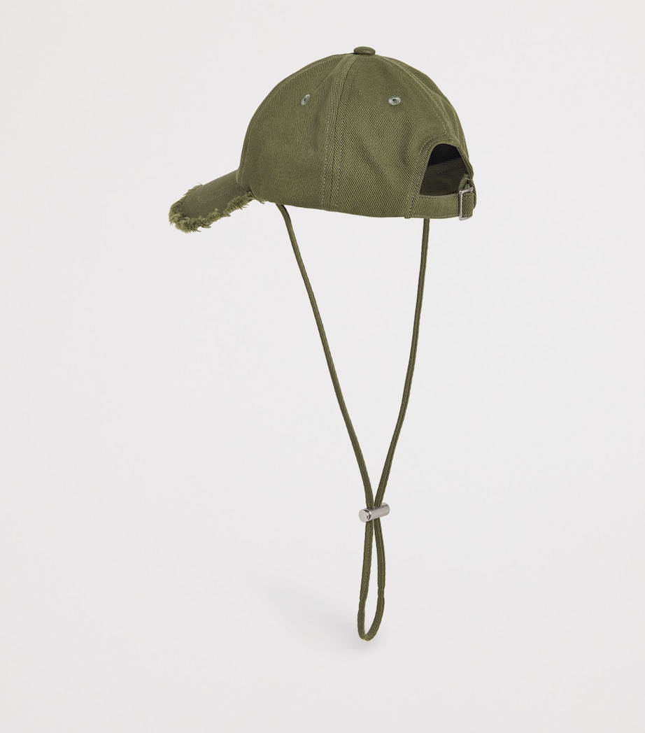 Cotton La Casquette Cap 560-KHAKI Image 3