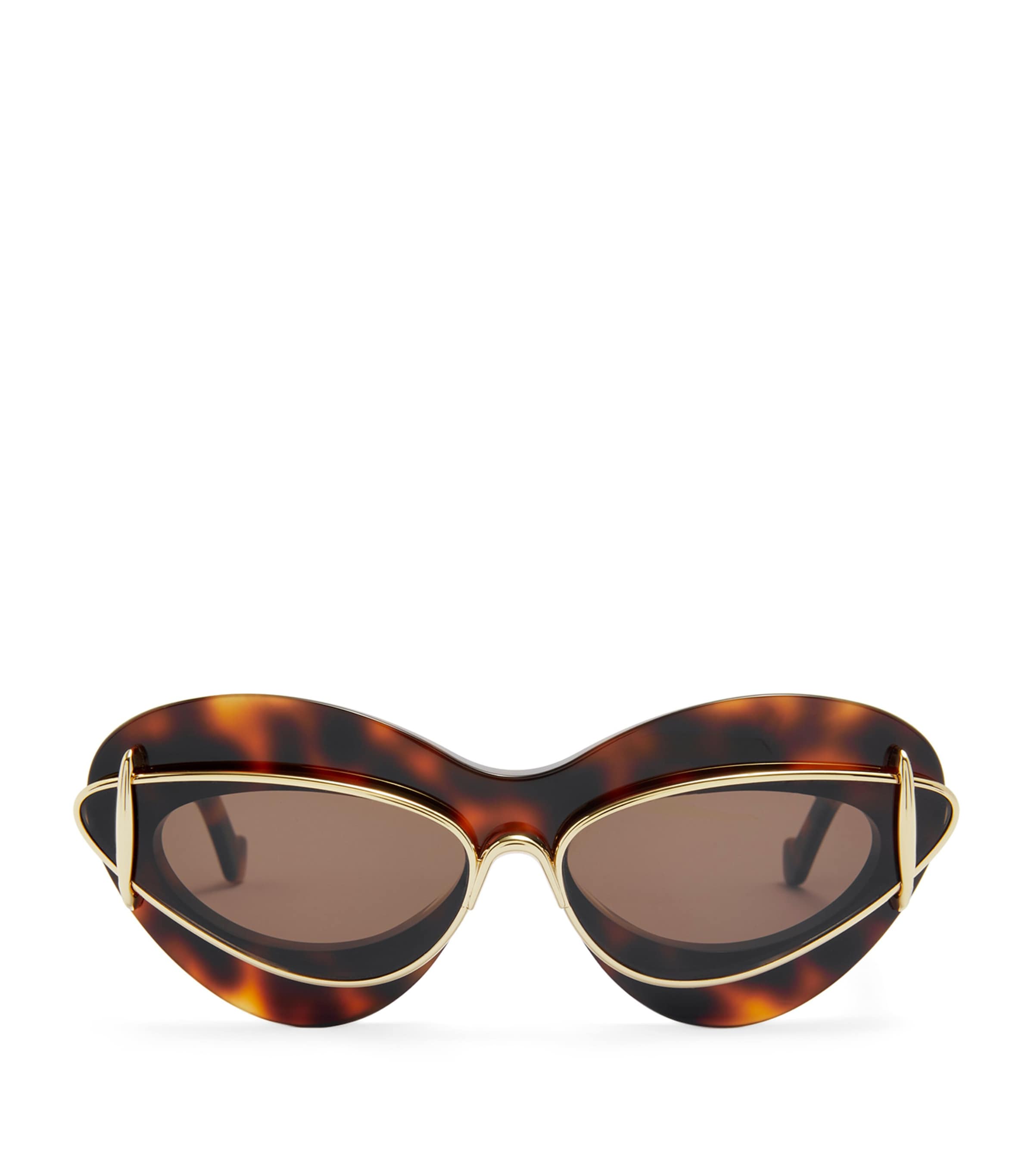 LOEWE Double Frame Cat Eye Sunglasses Harrods US