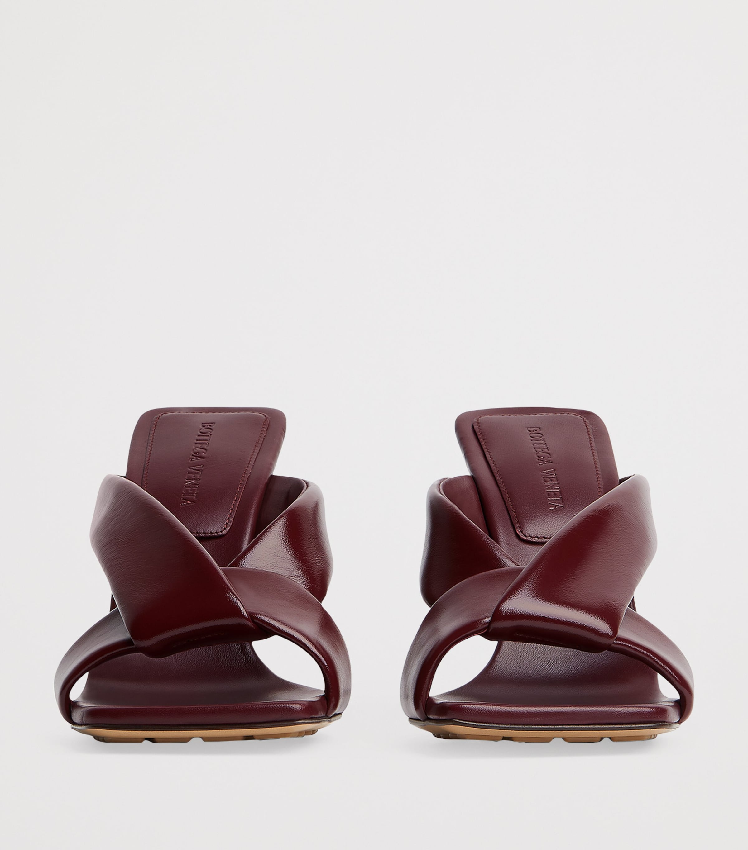Bottega Veneta Leather Riva Mules 90 Image 3