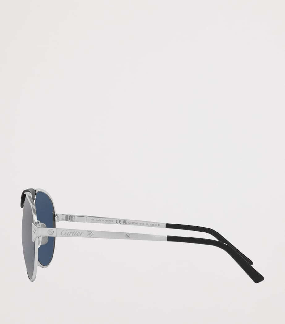 Cartier Metal CT0034S Aviator Sunglasses Image 3