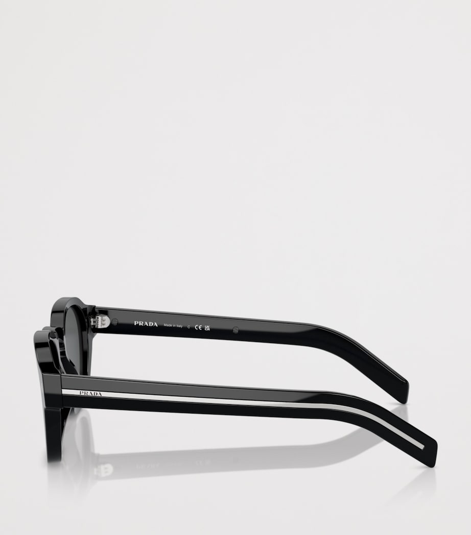 Prada Acetate Phantos Sunglasses Black Image 3