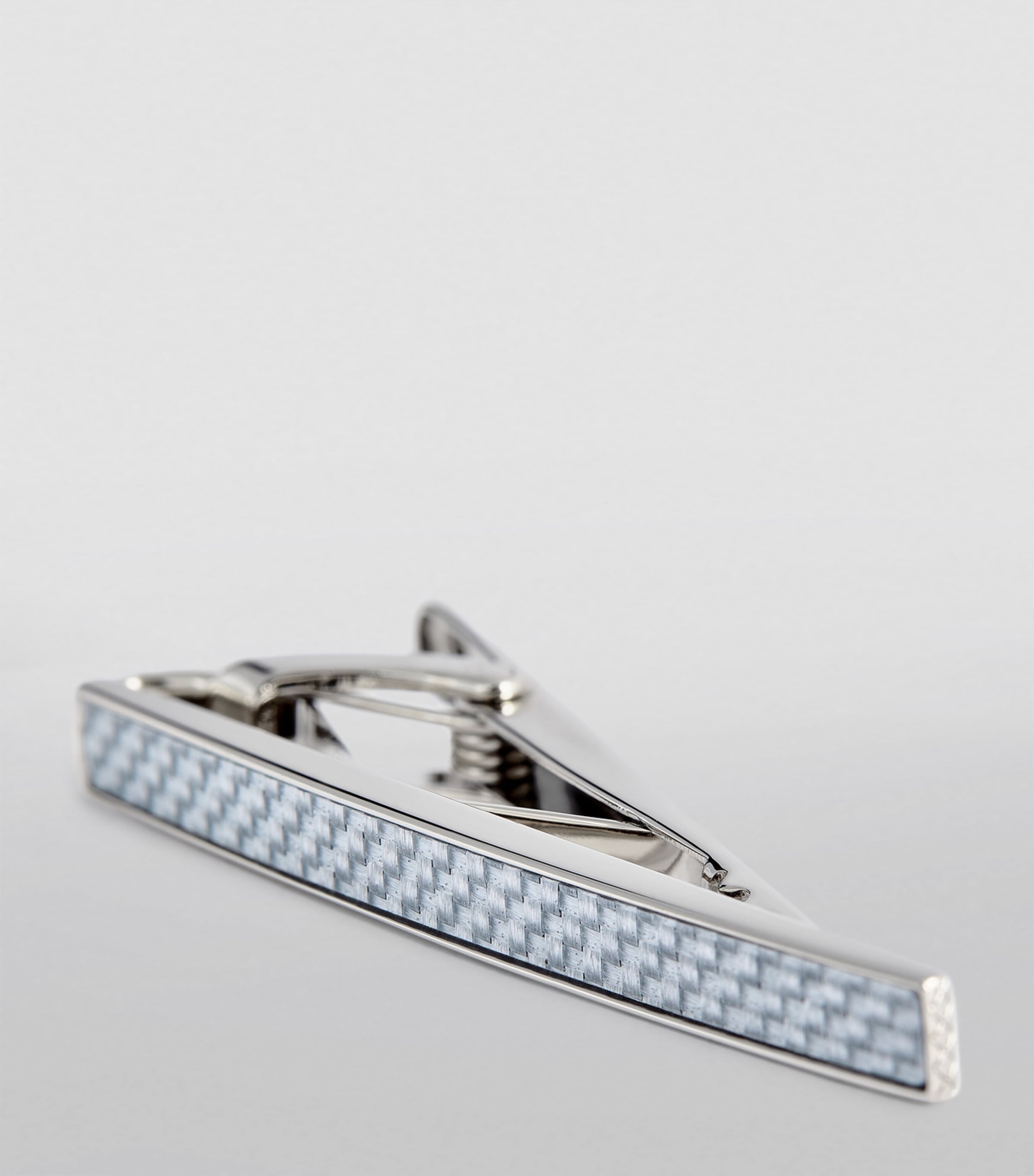 Tateossian D-Shape Tie Clip Silver Image 5