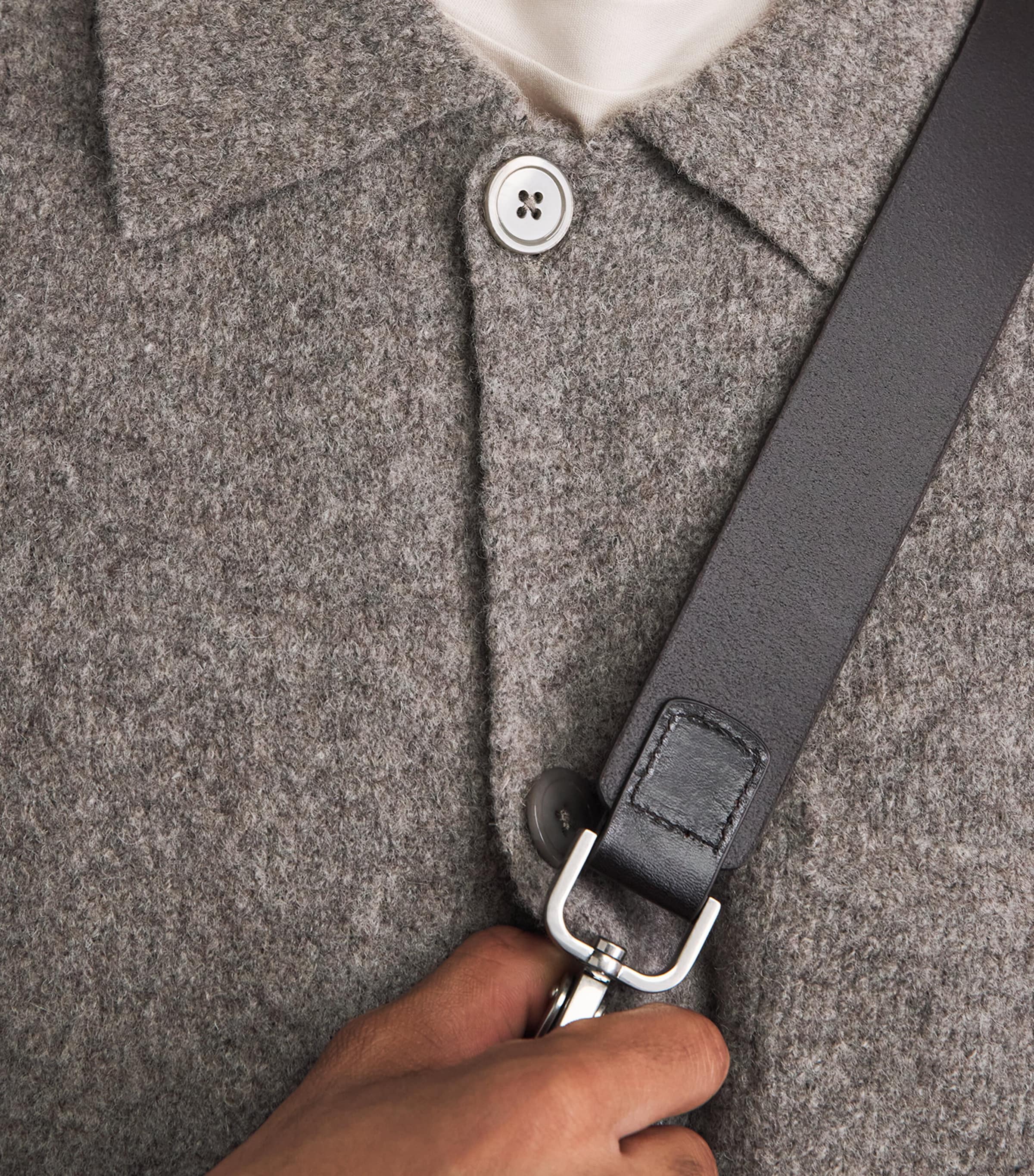 NN07 Mens Wool-Blend Jonas Cardigan Mable Husk Image 3