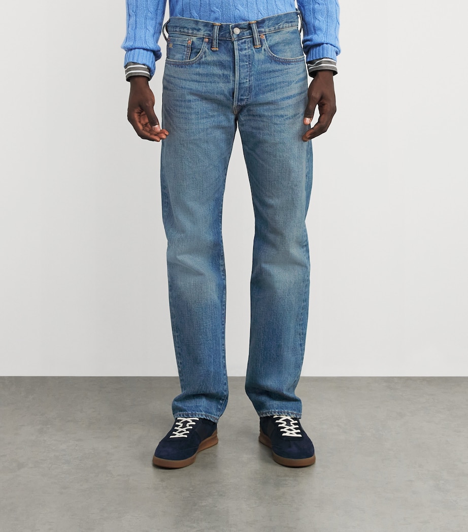 Double RL Straight Jeans BLUE Image 3