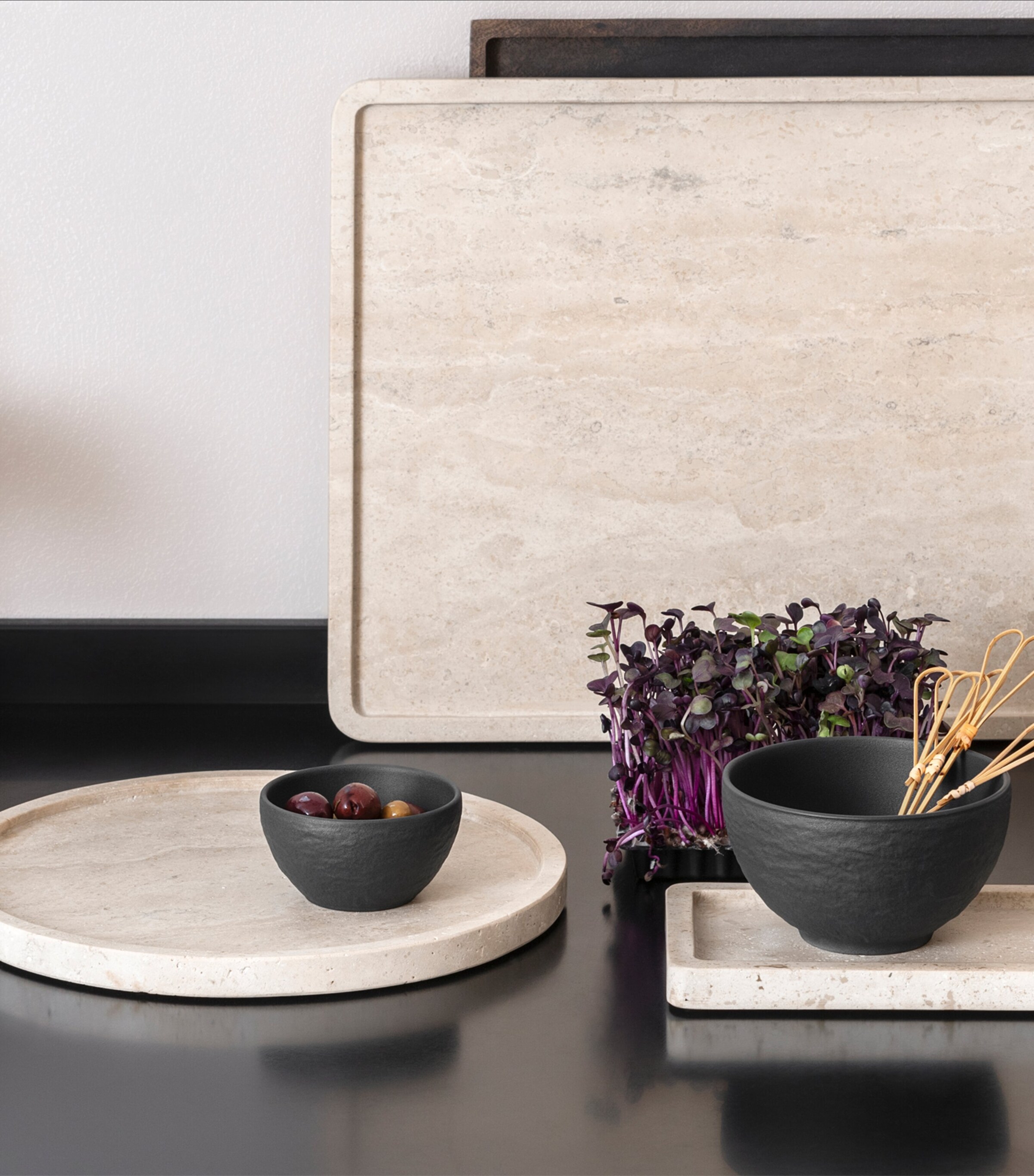Villeroy & Boch Earthenware Manufacture Travertine Serving Platter (25.5cm) Beige Image 3