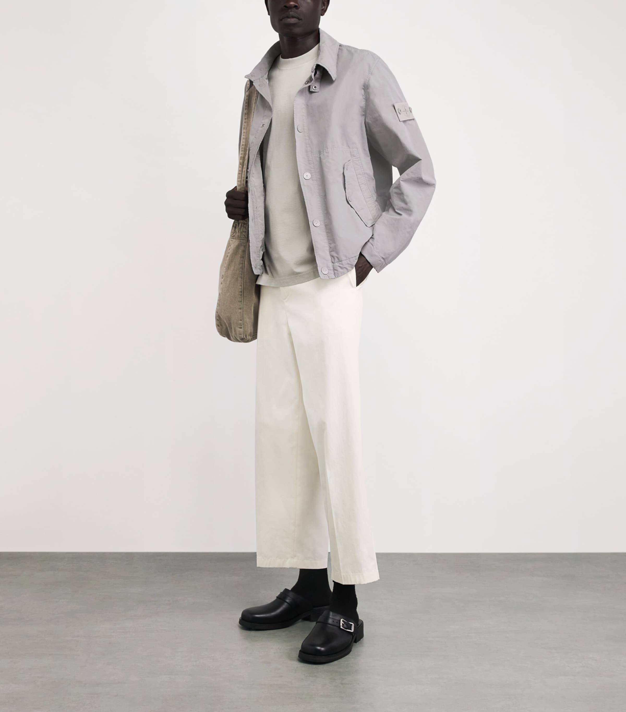 Stone Island Mens David Light-TC Ghost Coach Jacket Image 2