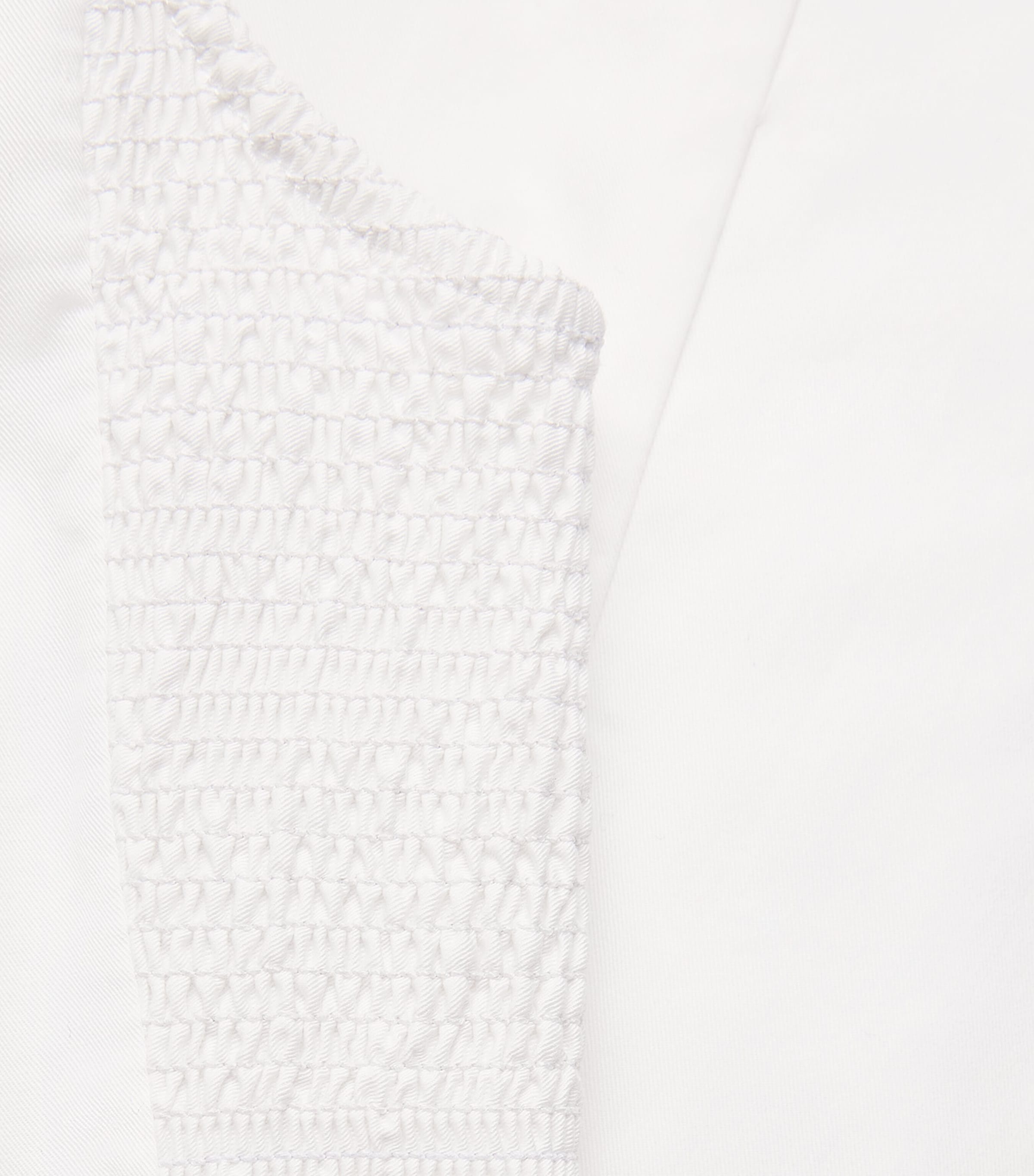 ME+EM Womens Cotton Poplin Midi Dress Soft White Image 6