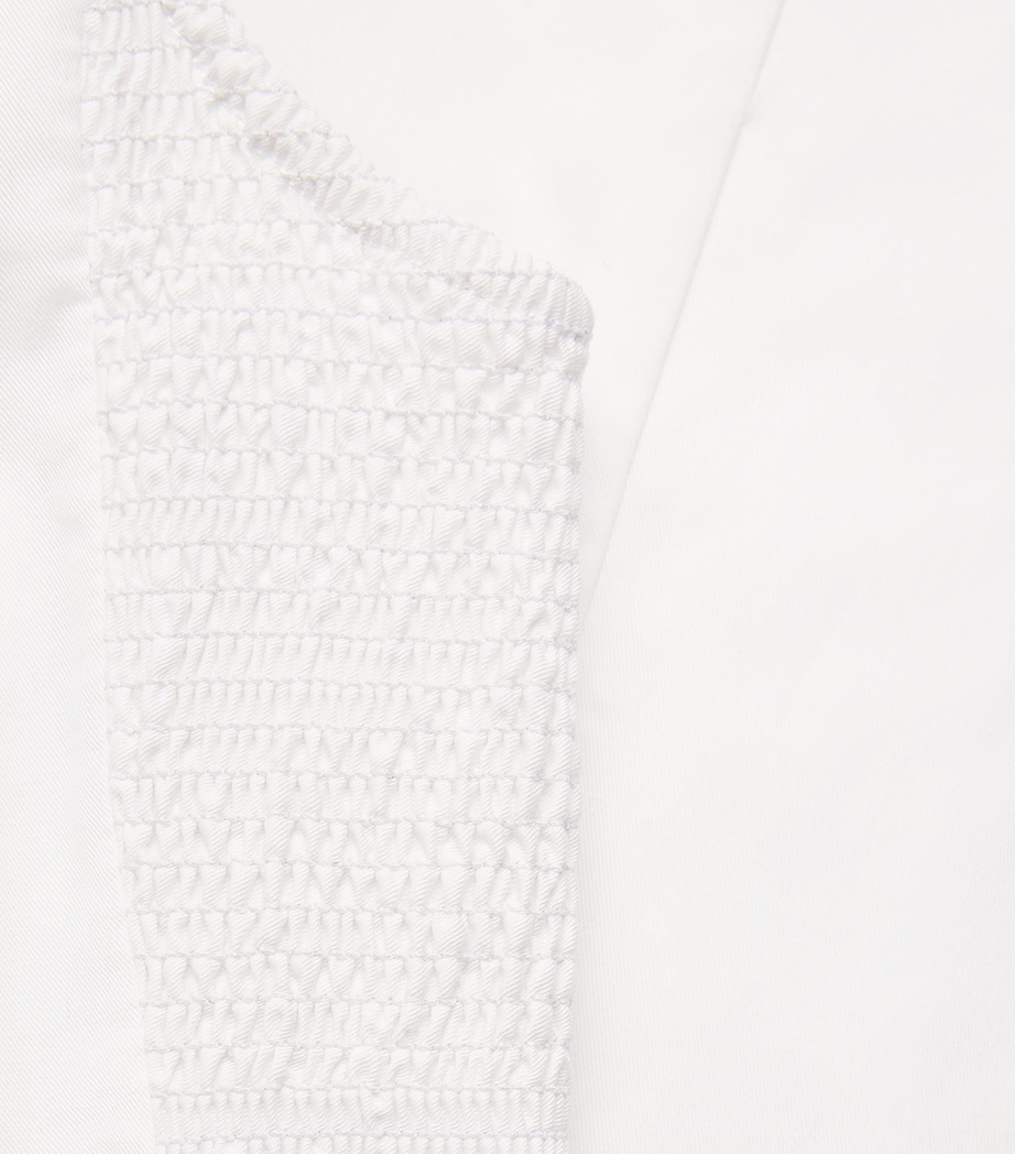 ME+EM Womens Cotton Poplin Midi Dress Soft White Image 6