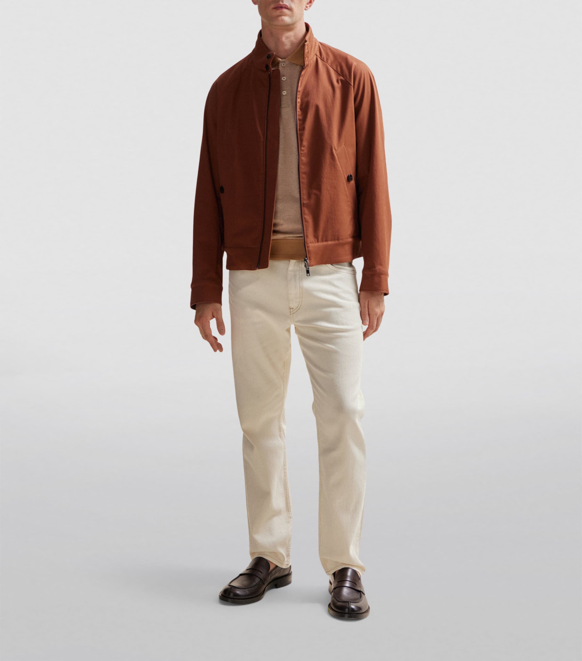 Cotton-Cashmere Polo Shirt 260 Image 2