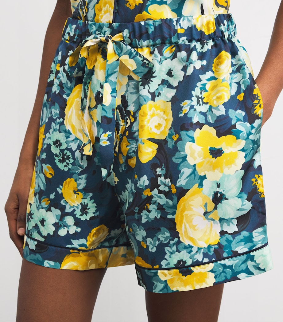 Silk Floral Ingo Pyjama Set NOCTURNE Image 5