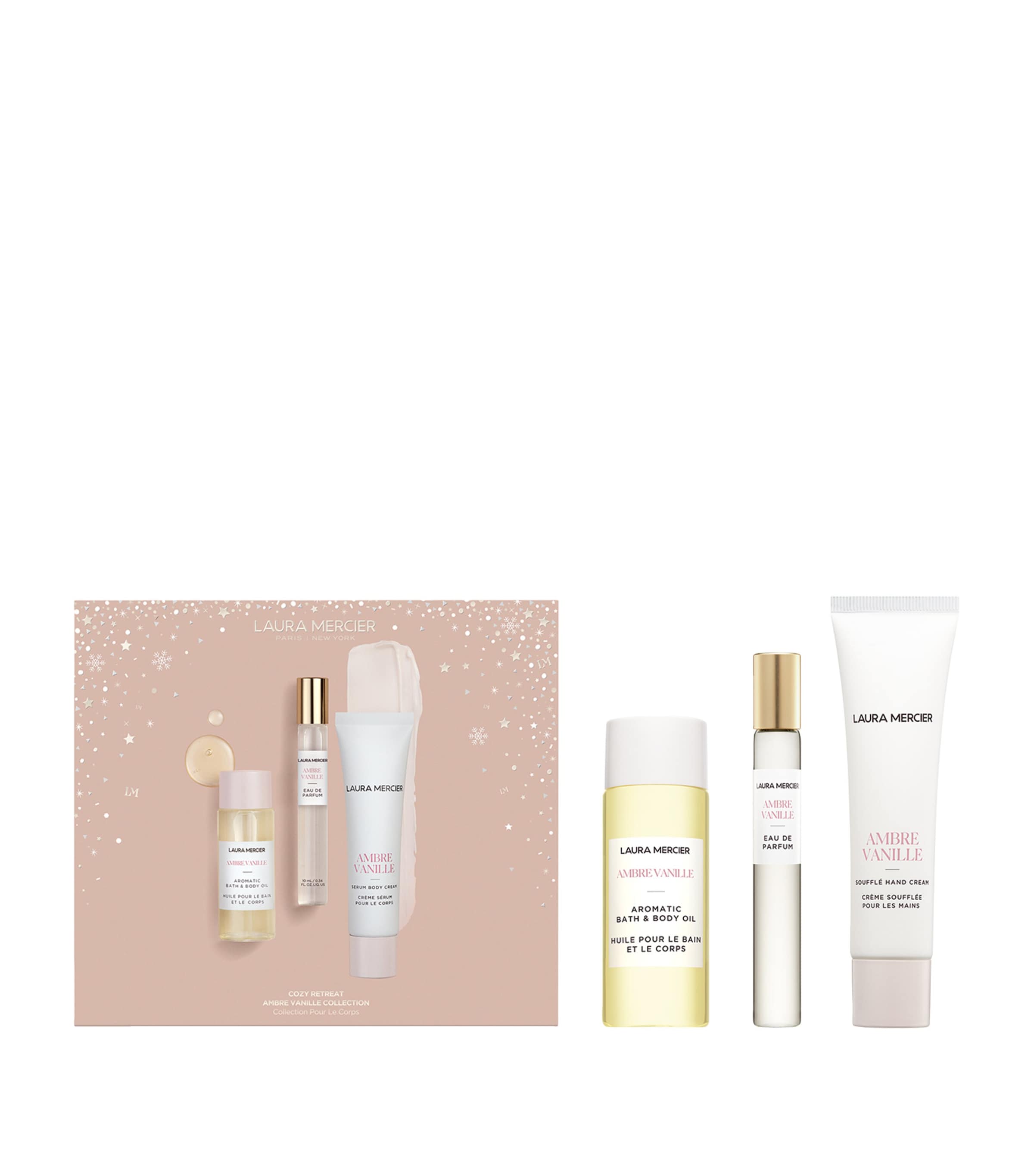Laura Mercier Cozy Retreat Ambre Vanille Collection