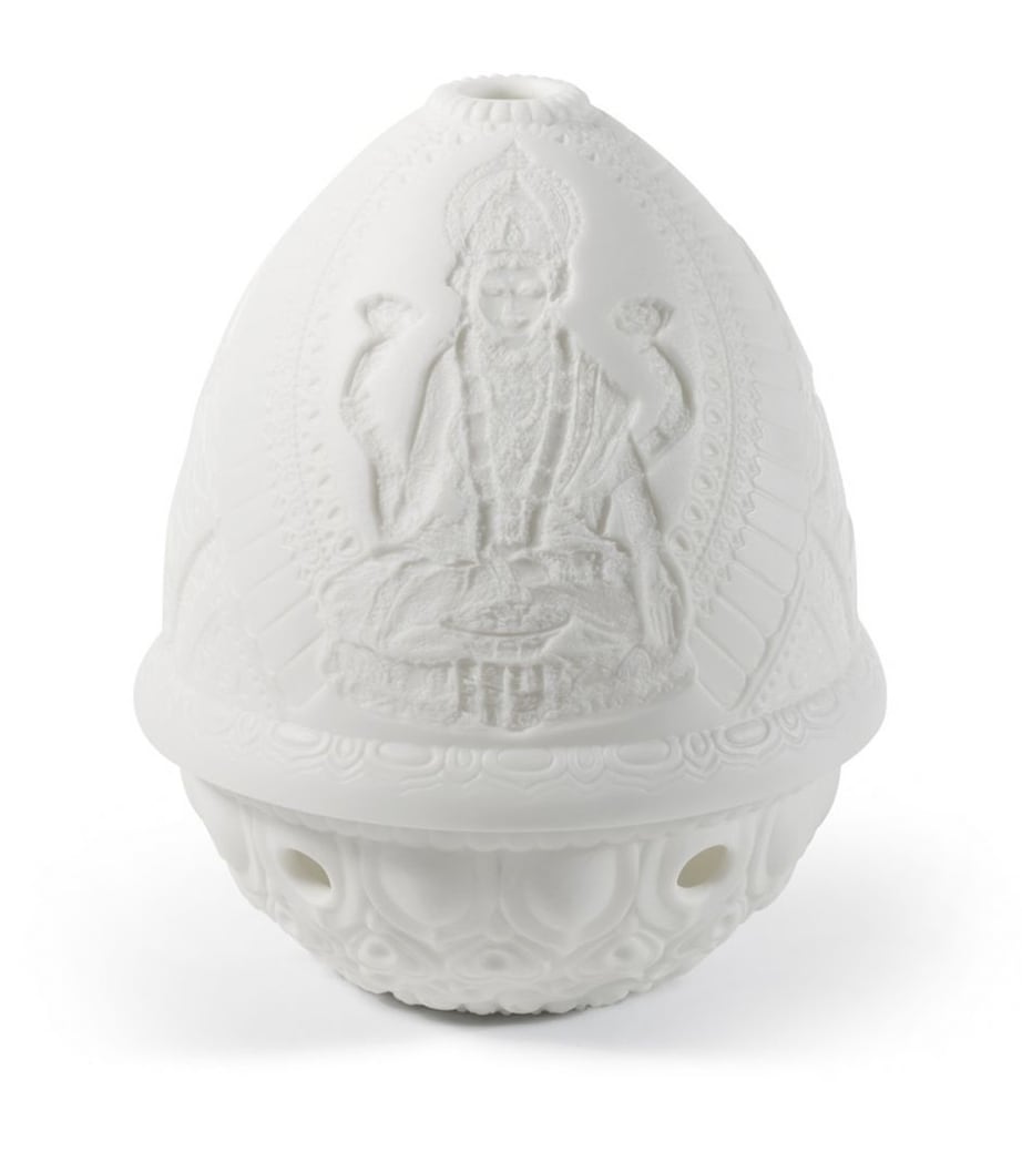 Goddess Lakshmi Lithophane Lamp WHITE Image 1