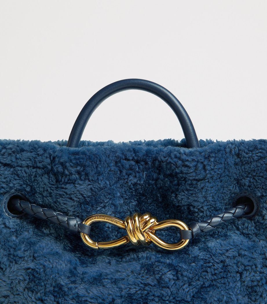 Small Shearling Andiamo Shoulder Bag 4314 Image 9