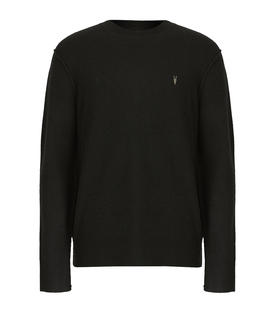 Crew-Neck Statten Sweater BLACK Image 1