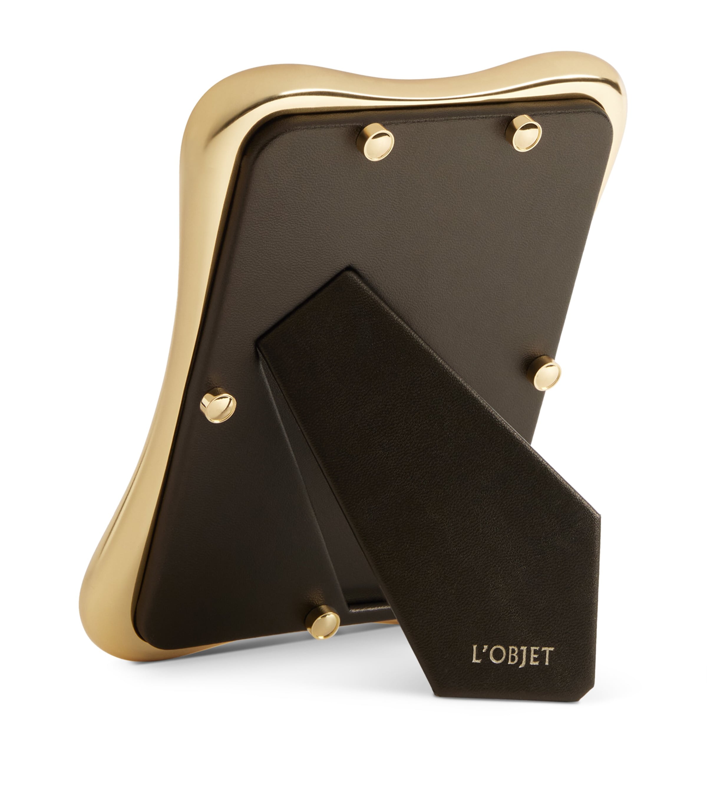 L'Objet Anton Photo Frame (4” x 6”) Gold Image 2