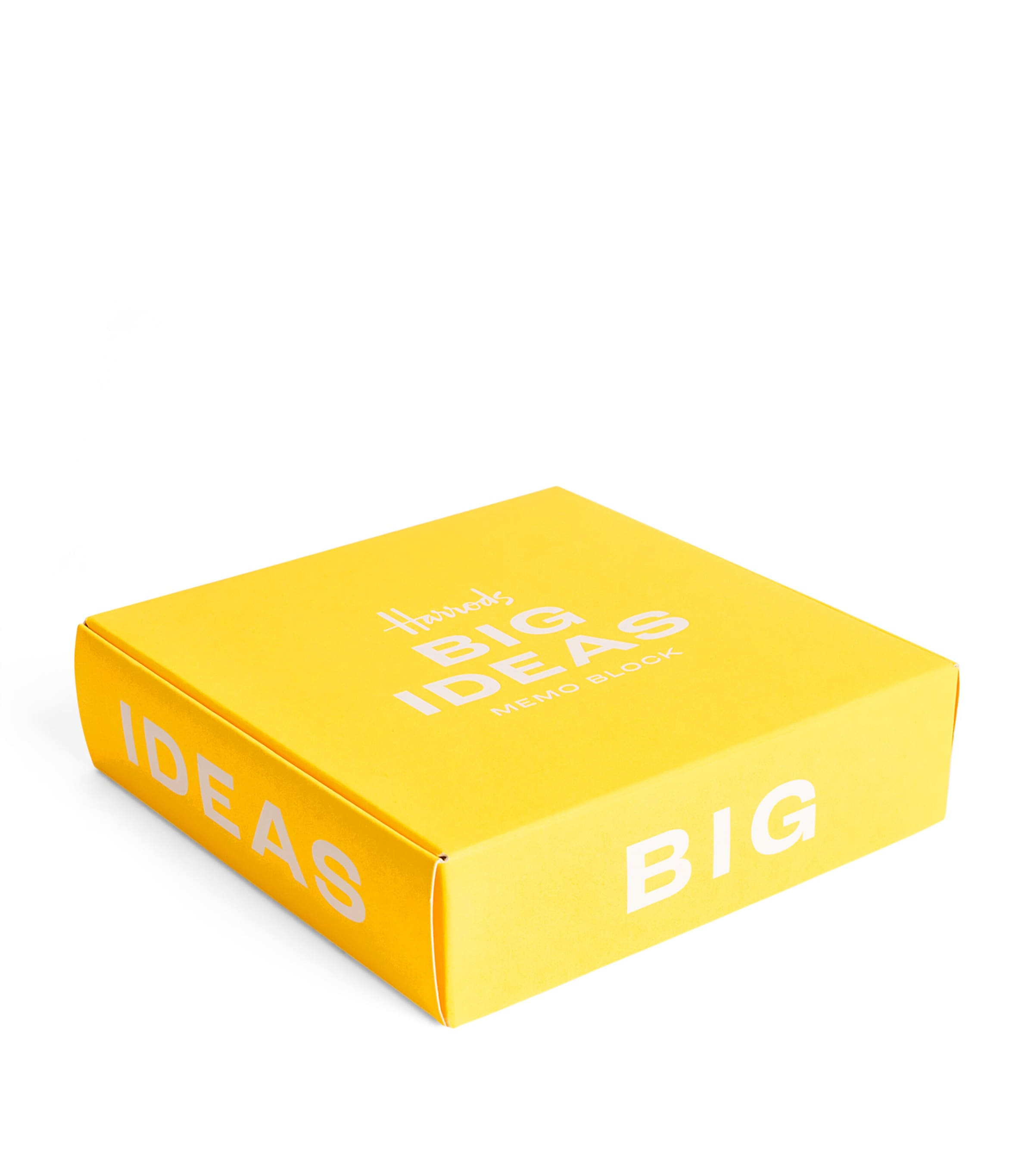 Harrods Logo Memo Block In Yellow