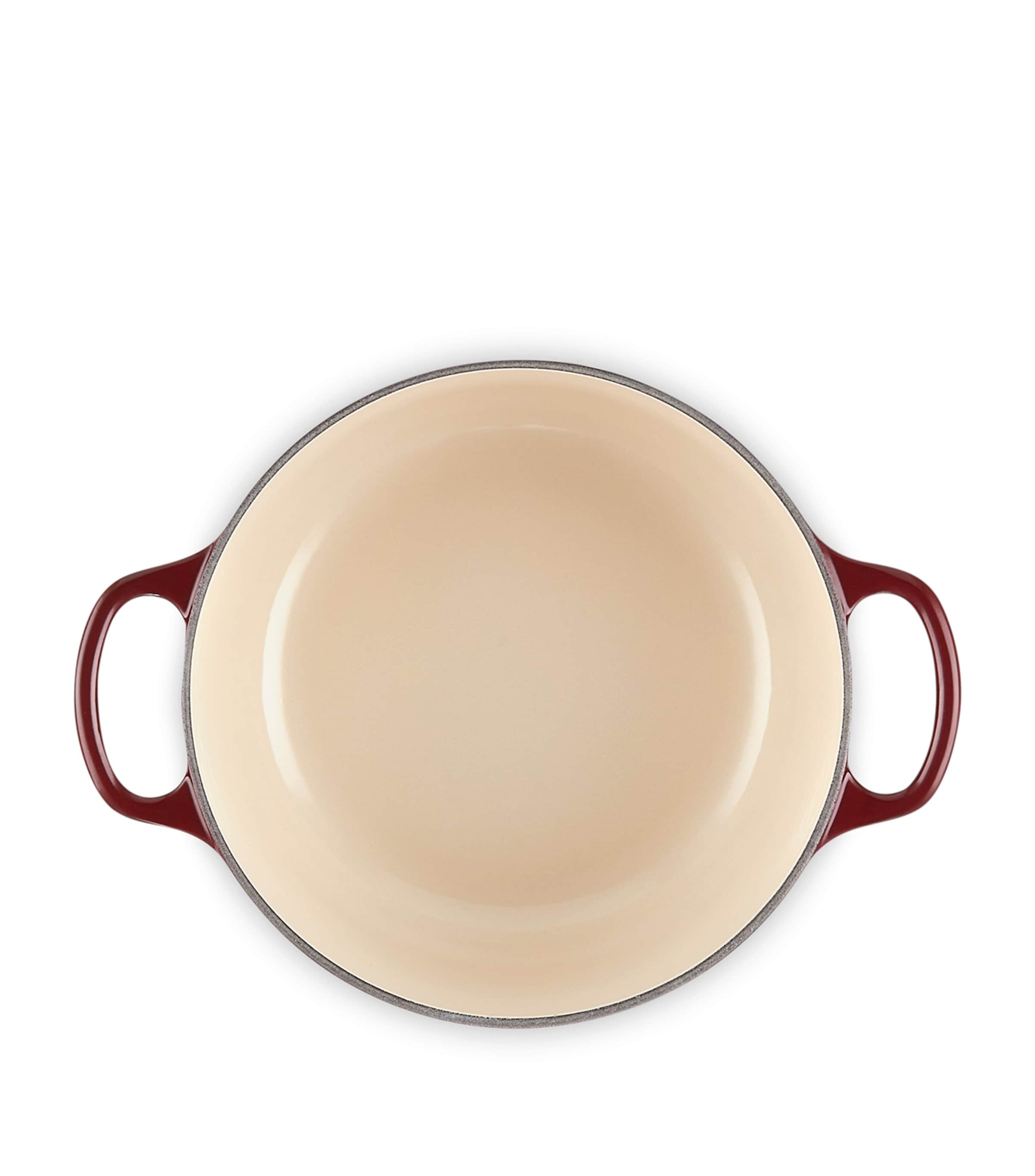 Cast Iron Round Casserole Dish (20cm) GARNET Image 3