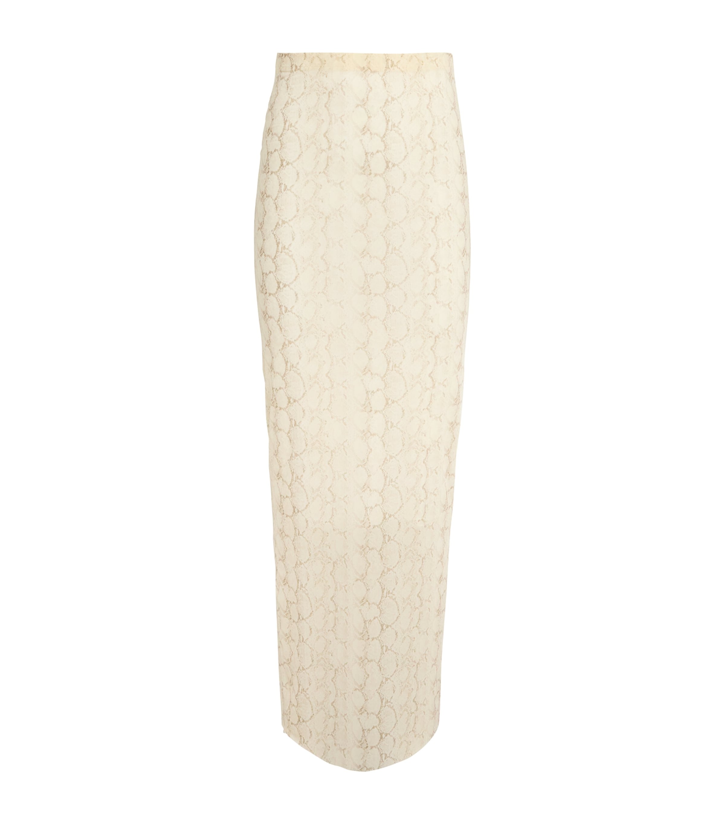 Skims Milky Sheer Maxi Skirt In Neutral