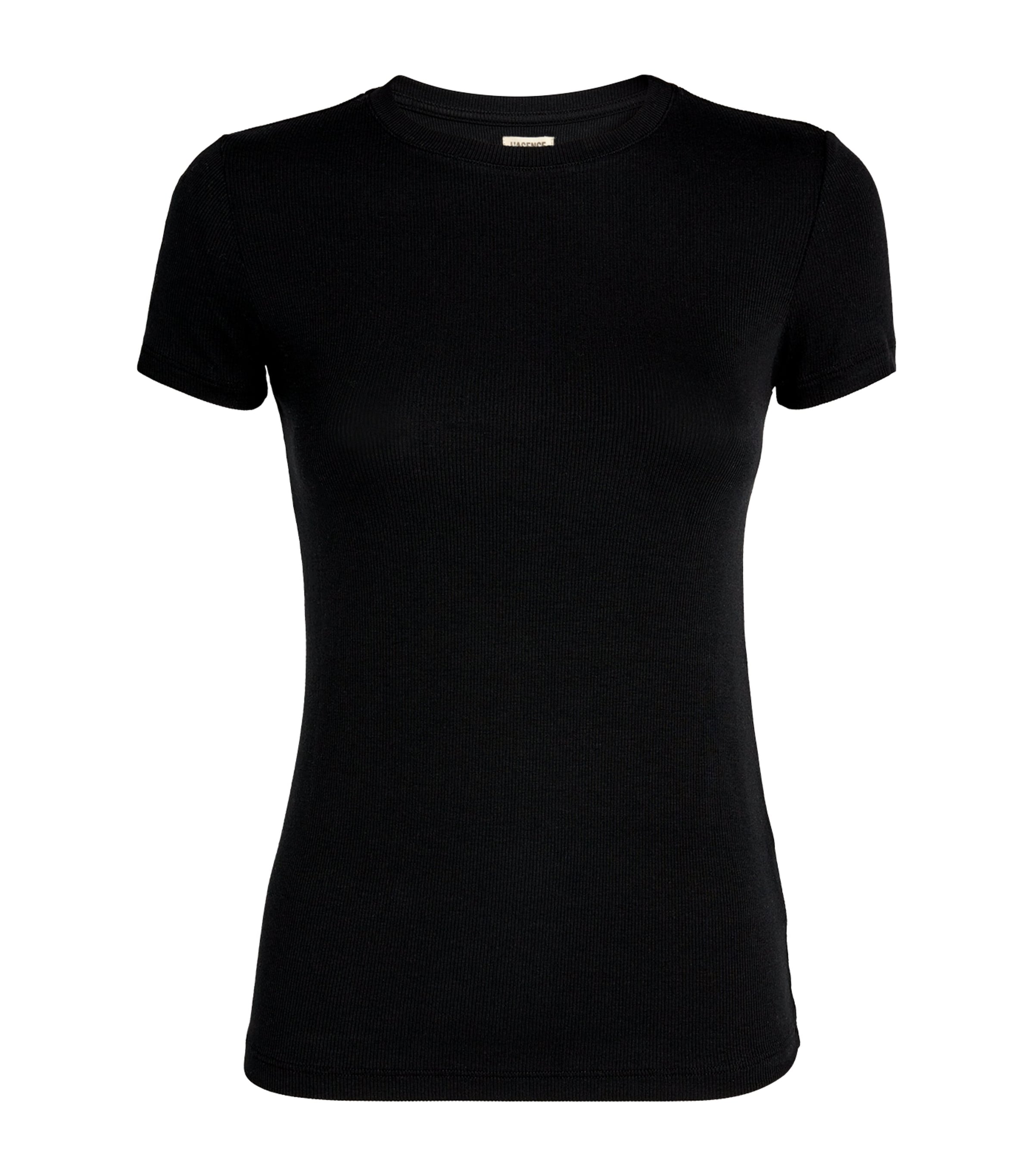 L Agence Ressi T-shirt In Black