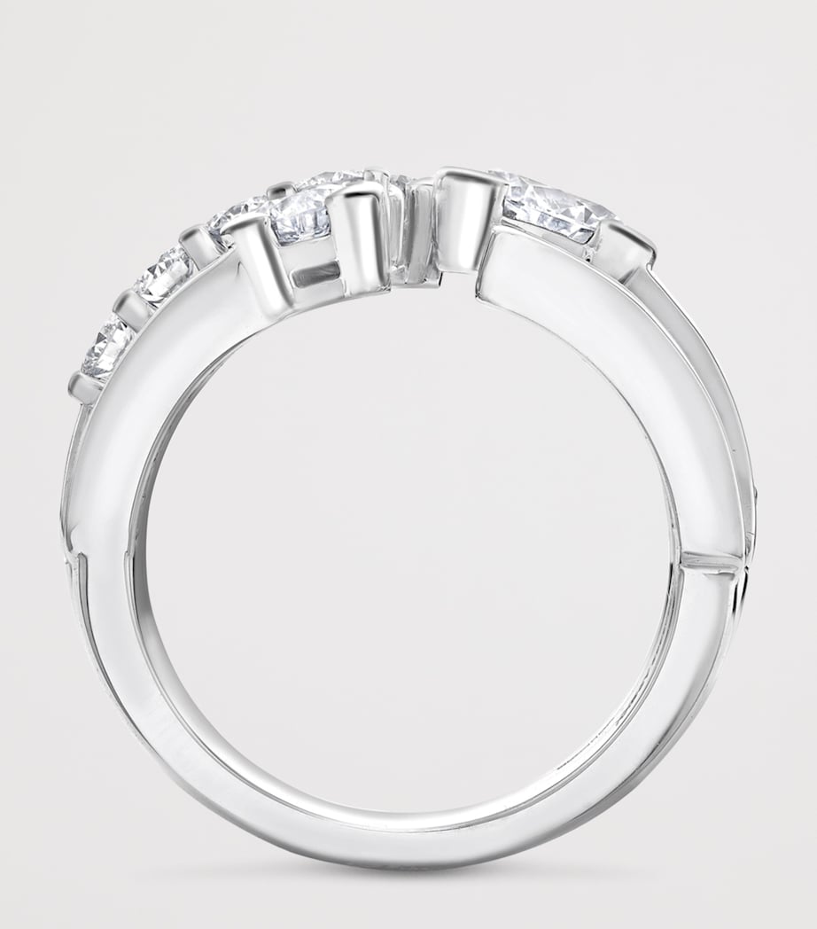 Boodles Platinum and Diamond Play of Light Ring Platinum Image 4