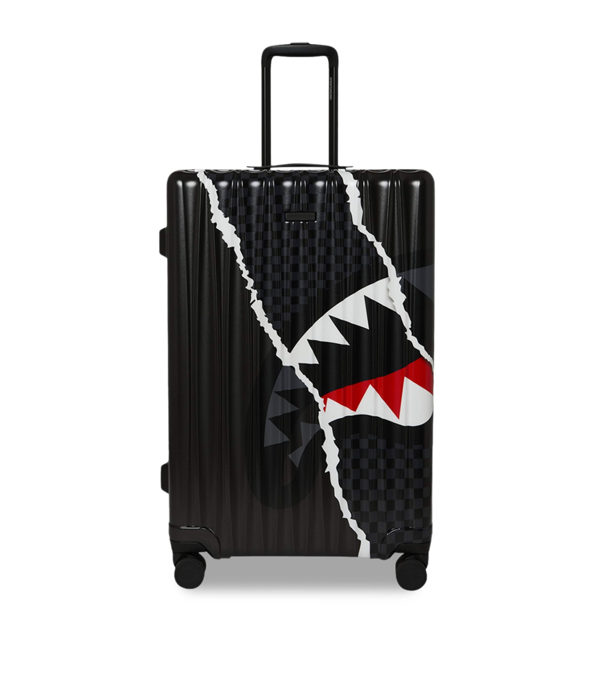 Sprayground Centre Rip Revealing Grey Check-In Suitcase (75cm) Grey Image 1