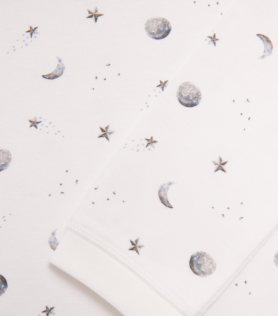 Rosa & Blue Starlit Pyjama Set (10-11 Years) Starlit Moon Image 2
