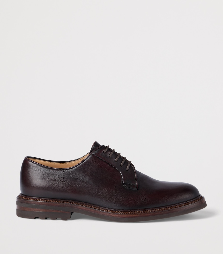 Burnished Calfskin Derby Shoes C4235 Image 4