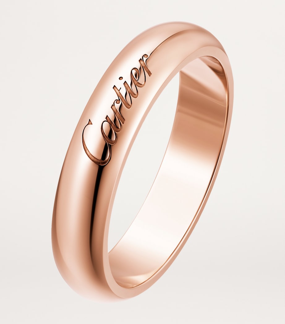 Rose Gold C de Cartier Wedding Ring ROSE GOLD Image 3