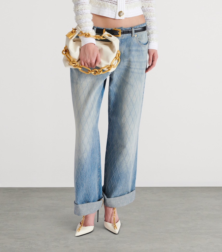 Mini Leather Sync Shoulder Bag 0DA CREME Image 4