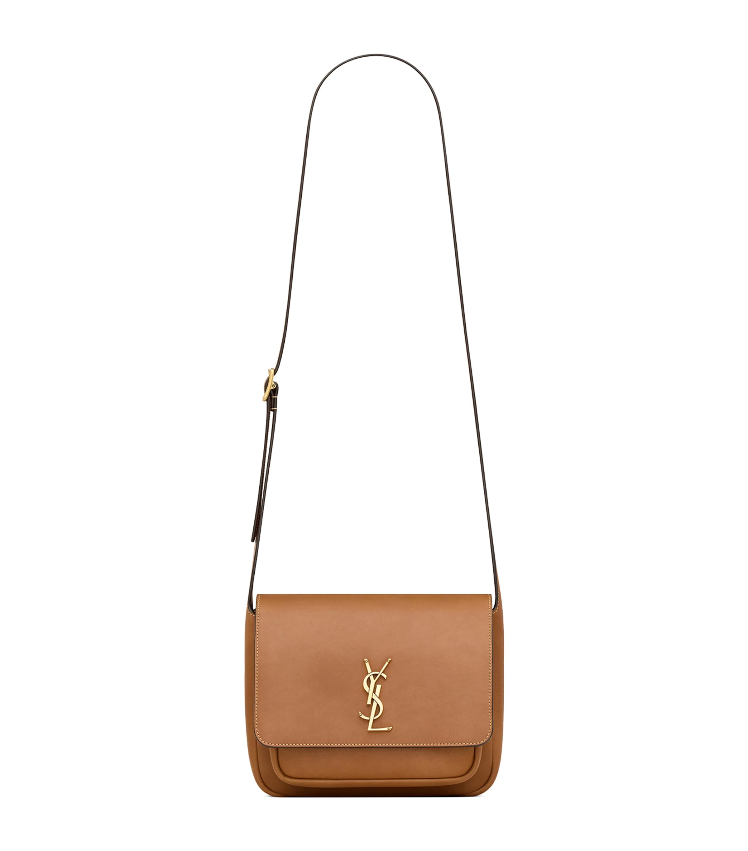 Saint Laurent Leather Niki Shoulder Bag In Neutral