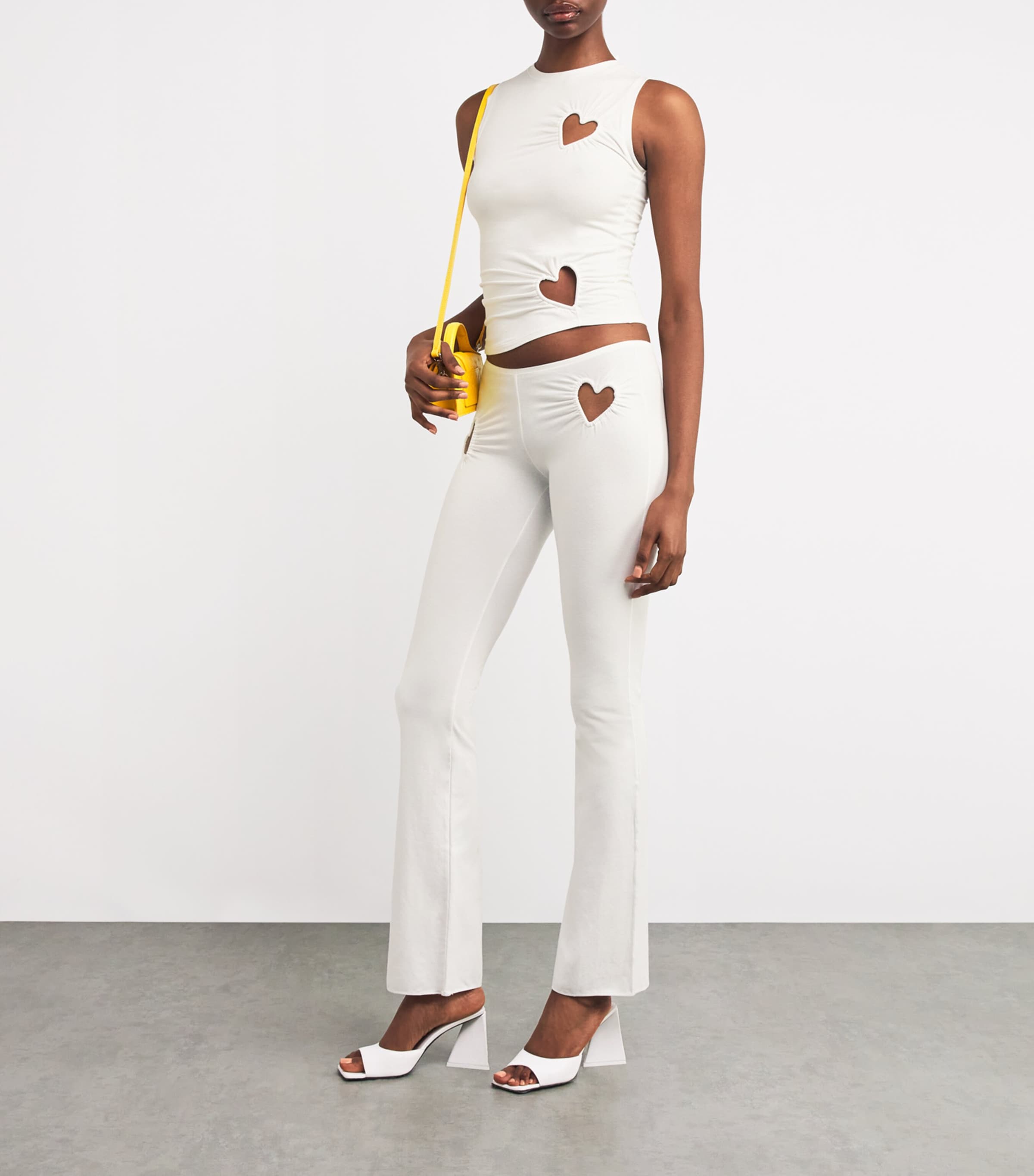 Skims Stretch-Cotton Jersey Heart Tank Top | Harrods SG Skims Stretch-Cotton Jersey Heart Tank Top | Harrods SG