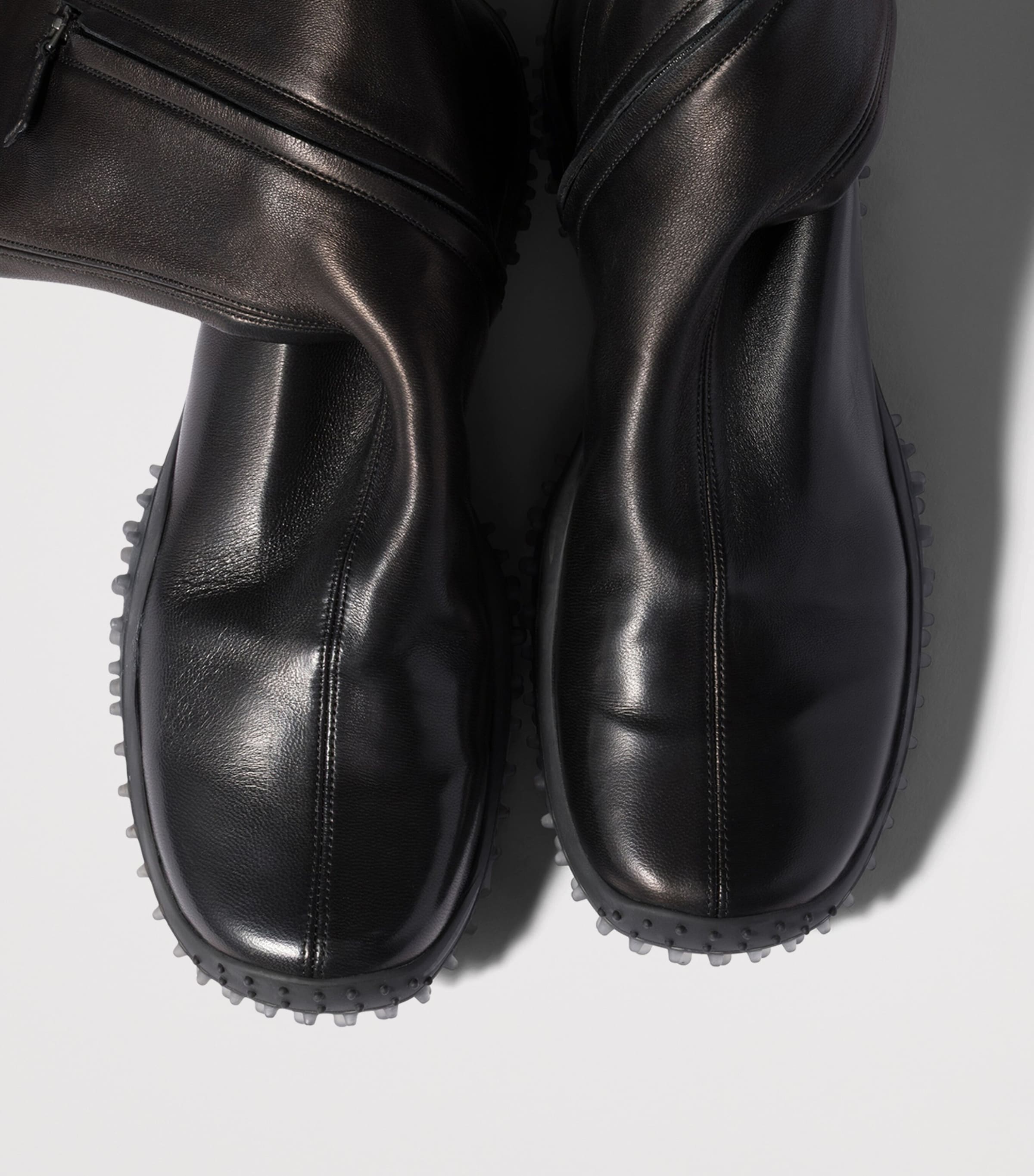 Miu Miu Stretch Nappa Leather Knee-High Boots Black Image 4