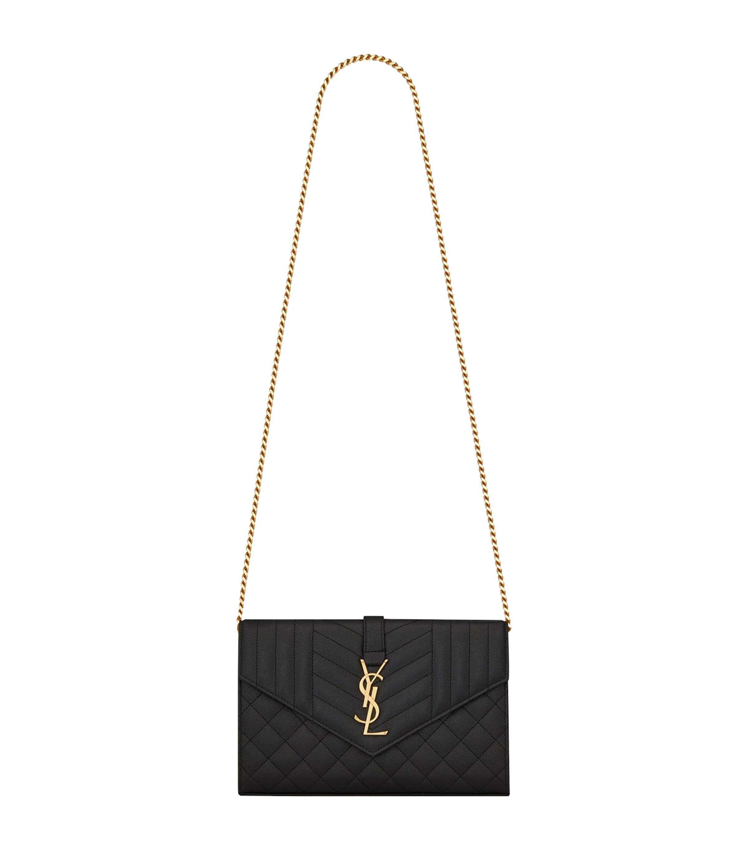 Monogram Saint Laurent Mix Matelassé Chain Wallet 1000 Image 1