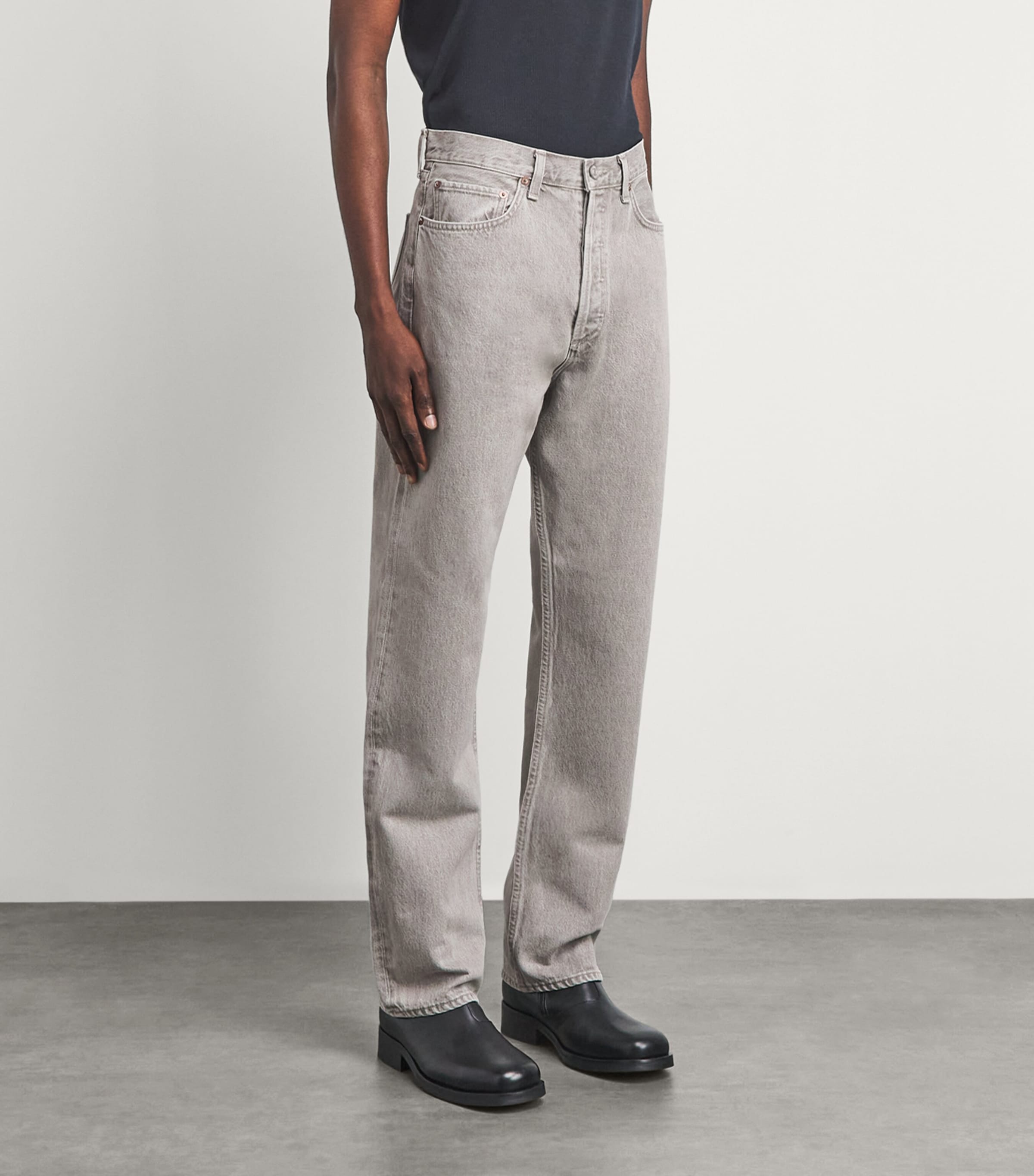 AGOLDE Mens 90's Straight Jeans Digital Image 4