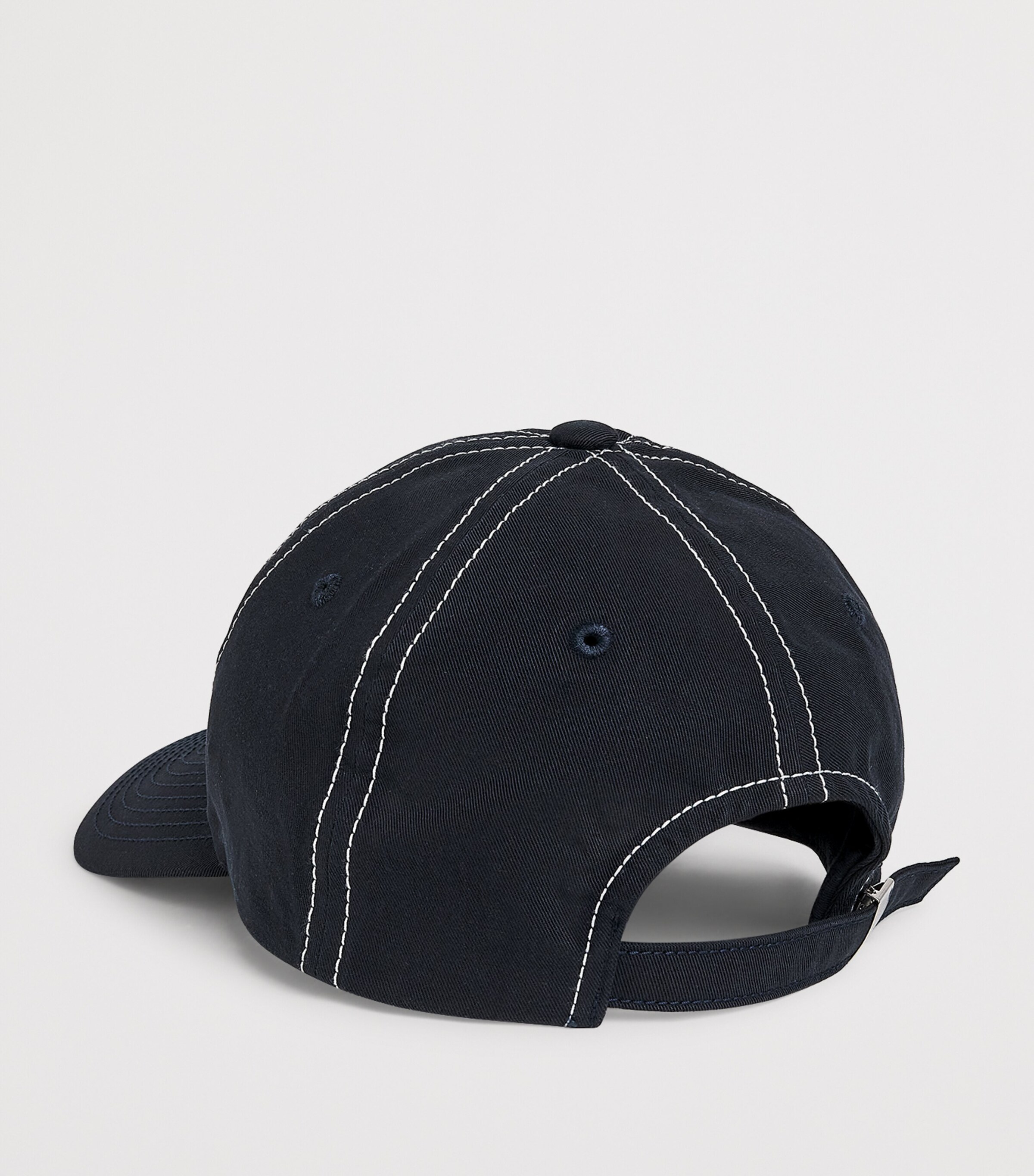 Cotton Logo Baseball Cap NAVY Image 2