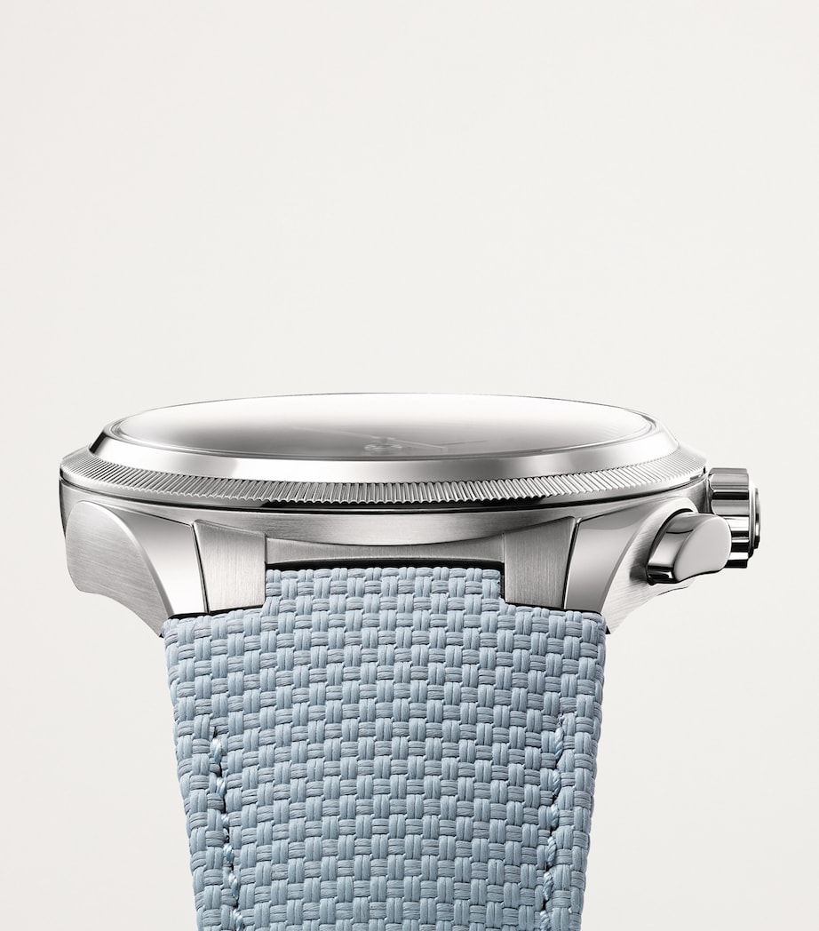 Stainless Steel Tonda Sport Chronograph Watch 42mm SILVER Image 3