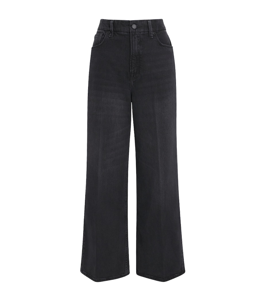 Good Skate Cropped Wide-Leg Jeans 407 BLACK Image 1