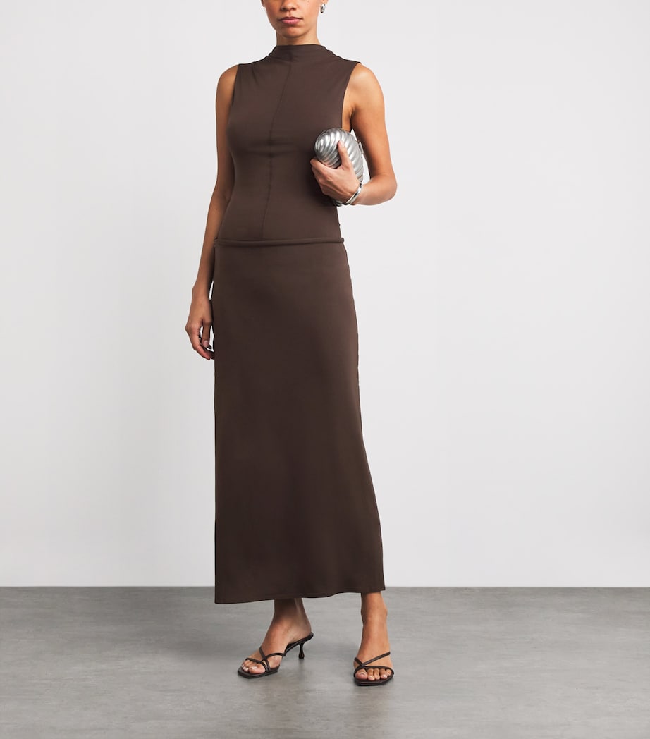 Matheo Midi Skirt TRUFFLE Image 2