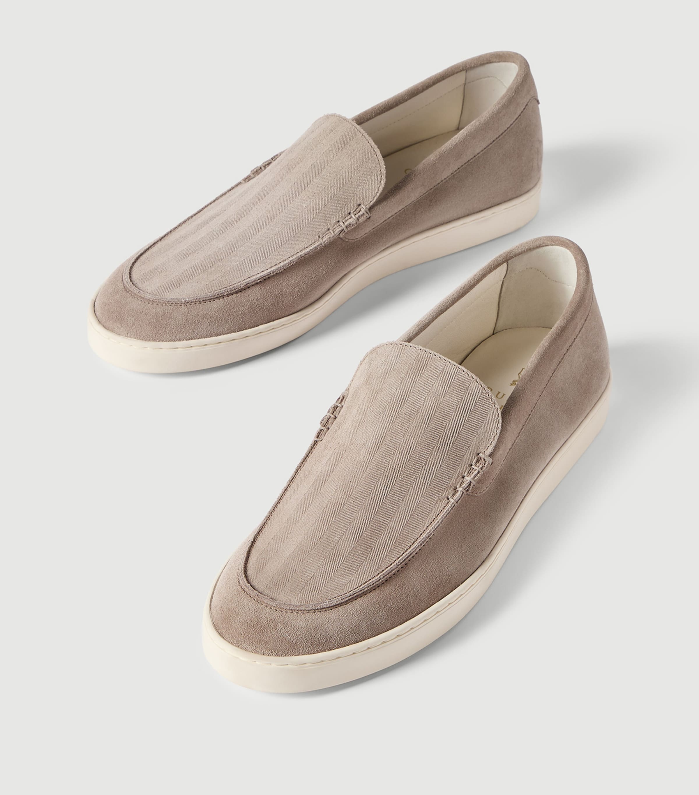Brunello Cucinelli Suede Slip-On Sneakers Image 3