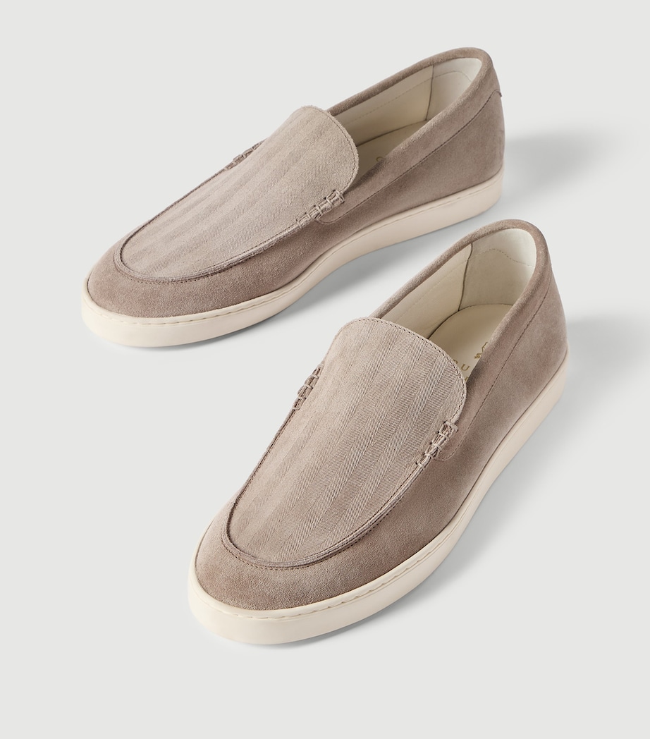 Brunello Cucinelli Suede Slip-On Sneakers Image 3