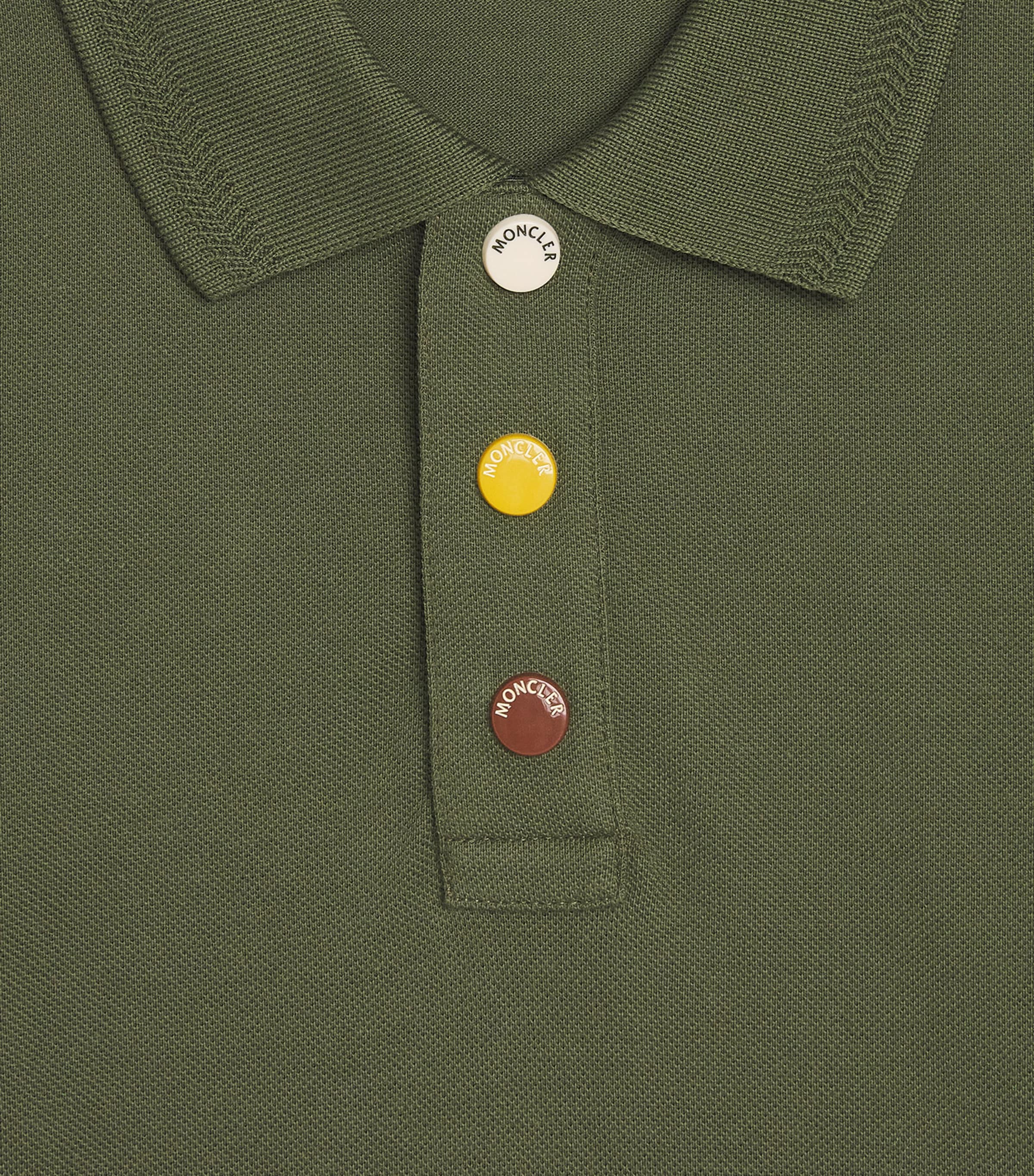Moncler Enfant Cotton Piquet Polo Shirt (8-10 Years) Image 3