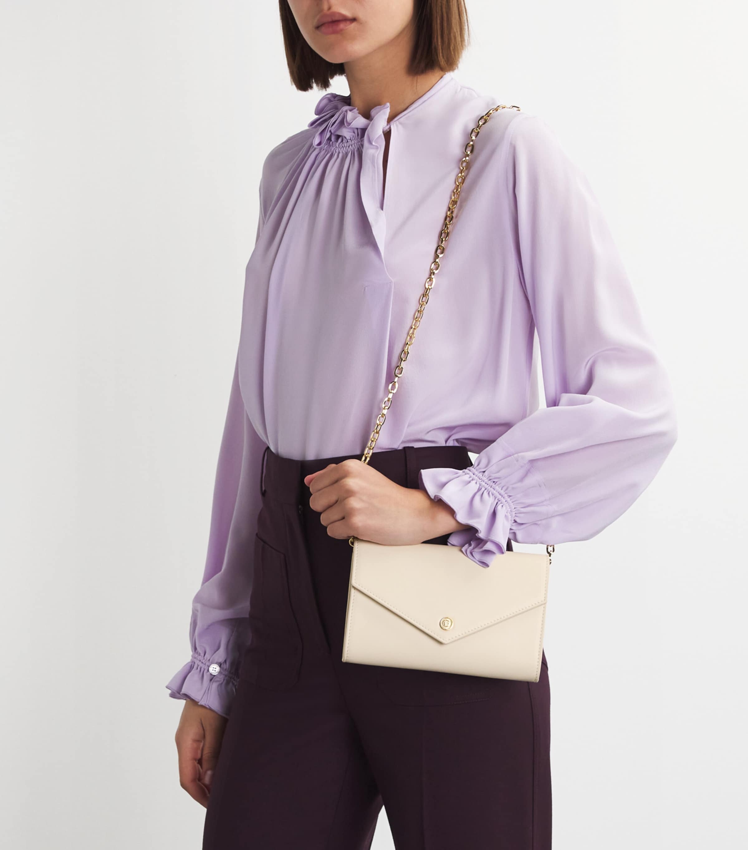 Leather Chain Wallet BIRCH Image 2